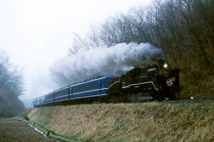 水郡線 ＳＬ奥久慈号試運転（昭和６０年４月）